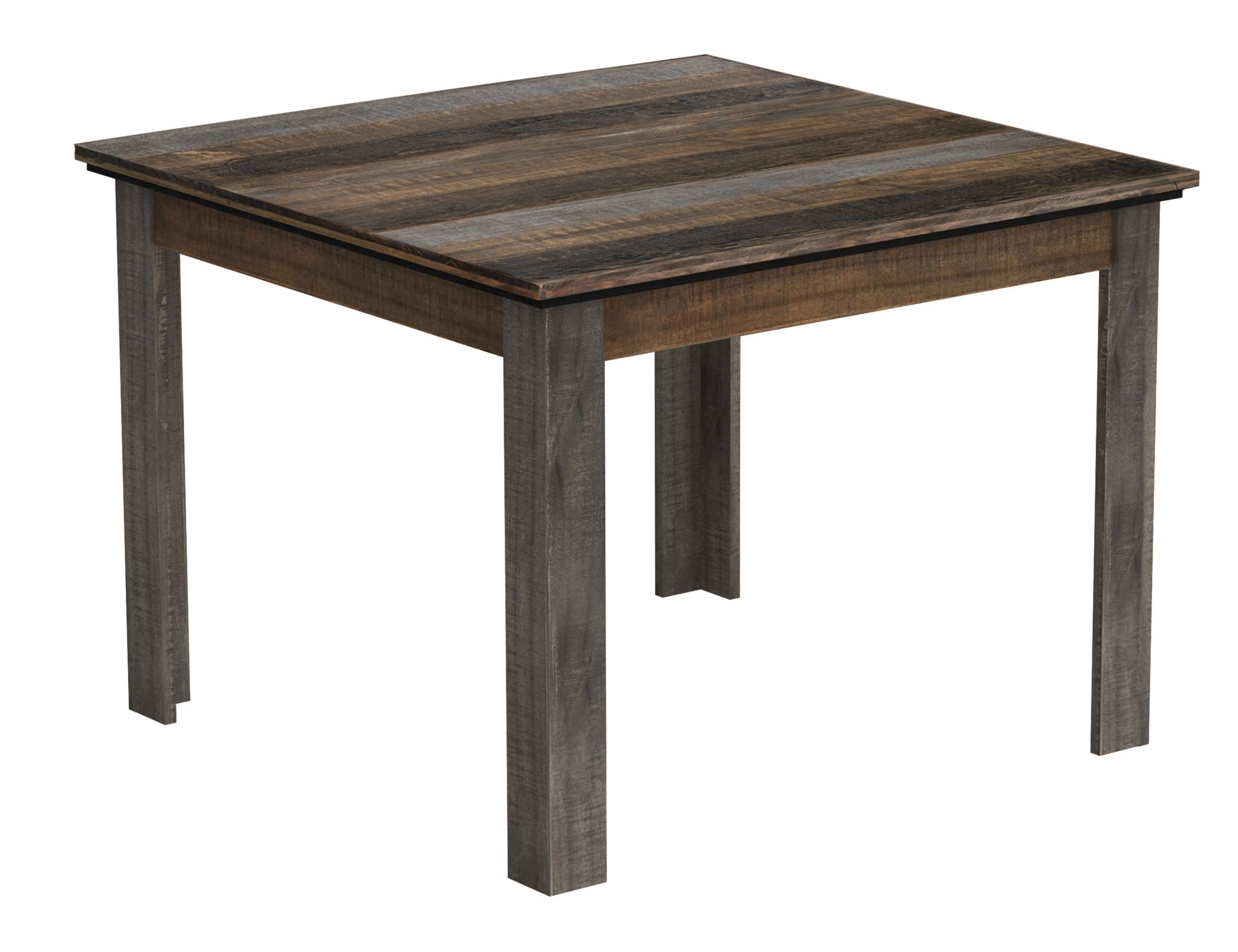 Loft - 42" Table - Two Tone Gray / Brown
