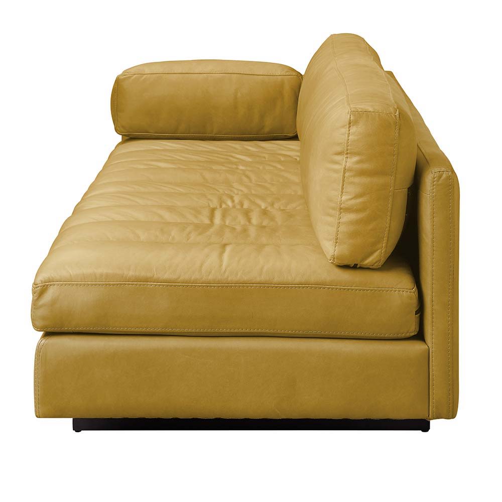 ACME Radia - Sofa - Turmeric Top Grain Leather | Meri Furniture