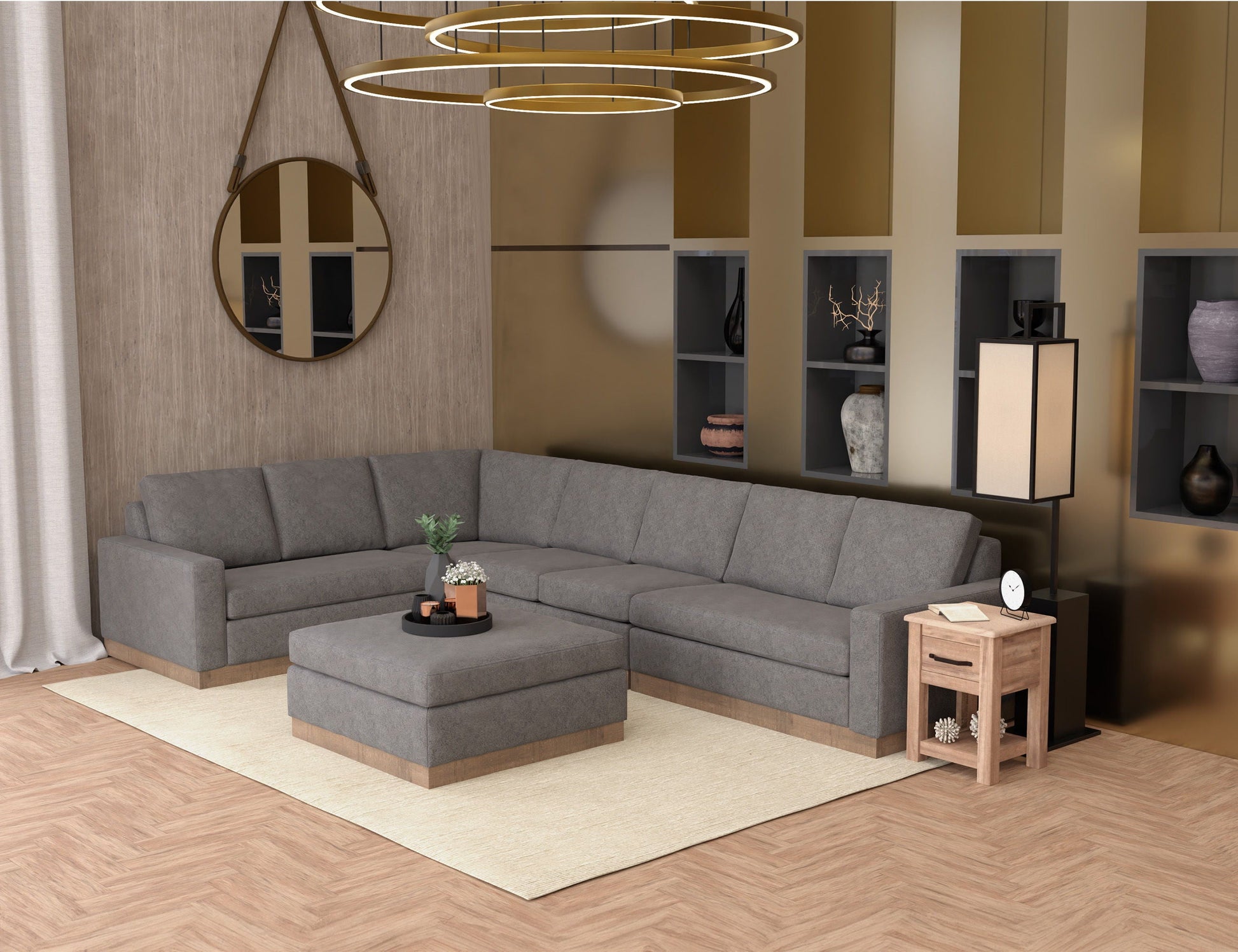 International Furniture Direct Georgia - Ottoman | Meri Furniture