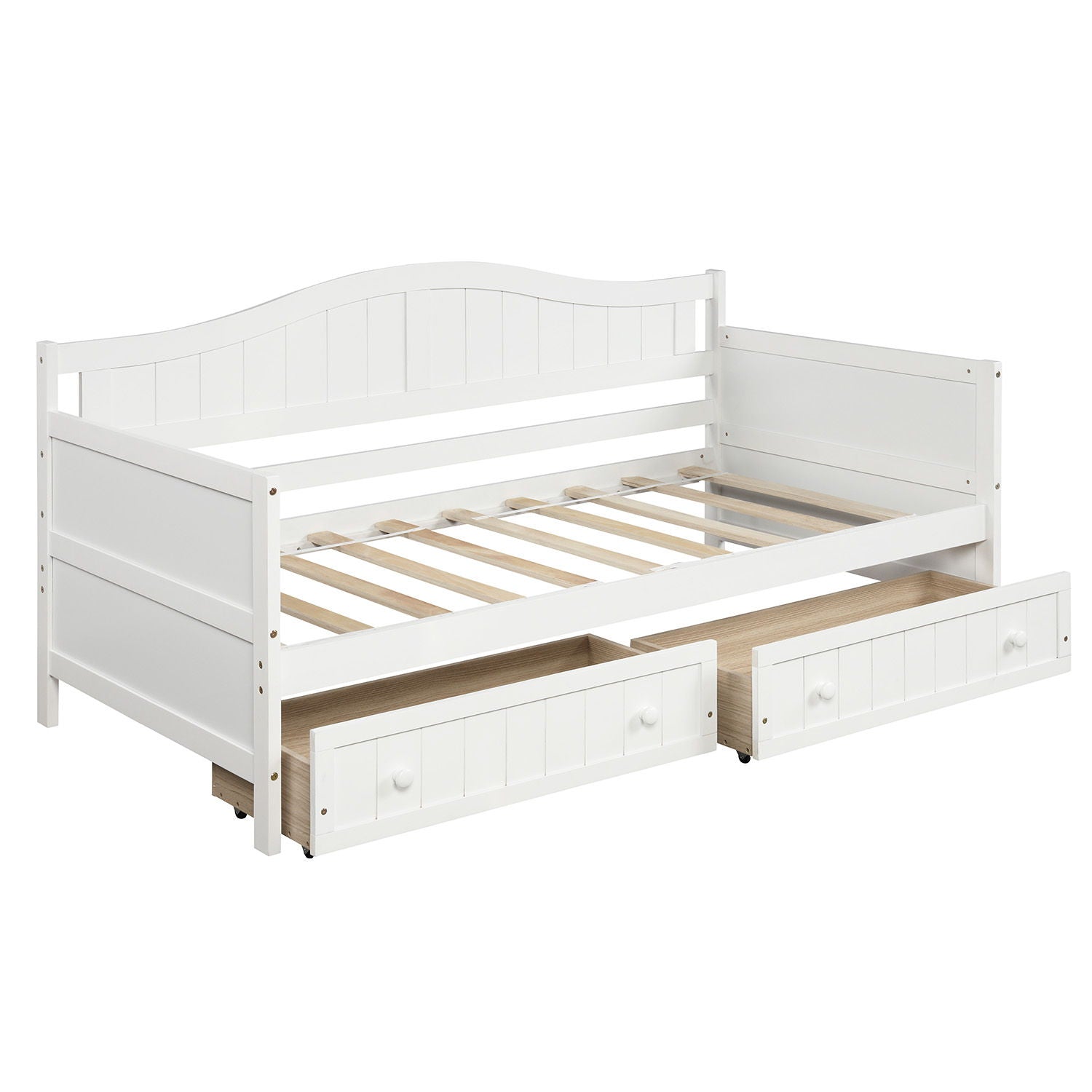 Wooden Daybed, Sofa Bed, No Box Spring Needed