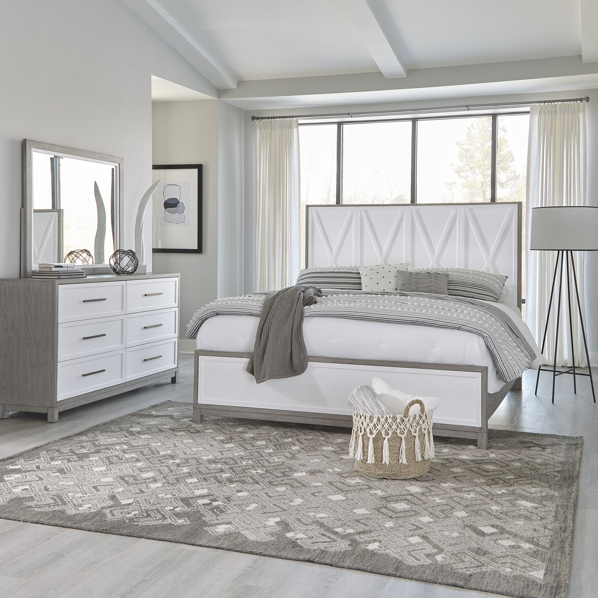 Liberty Furniture Palmetto Heights - Panel Bedroom Set | Meri Furniture