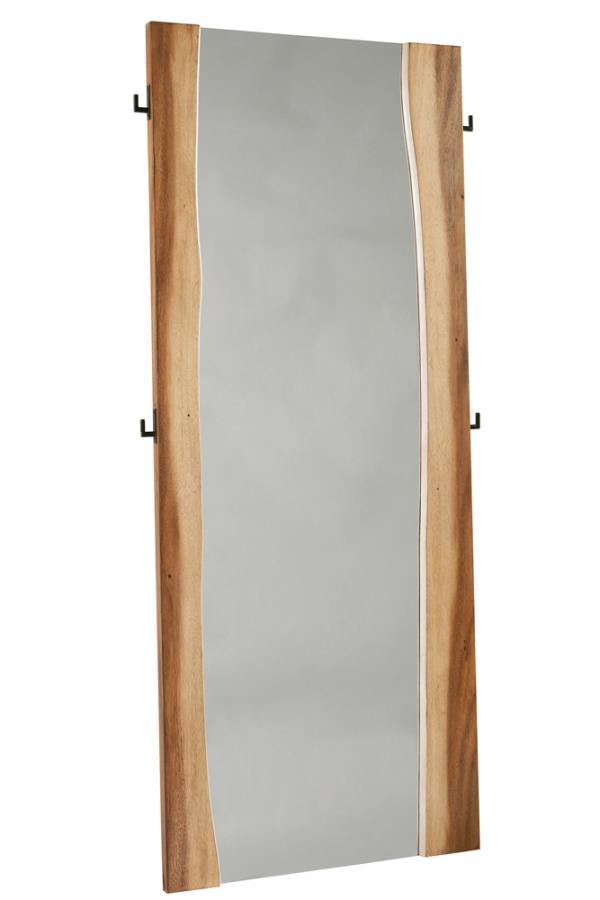 Coaster Fine Furniture Winslow - Standing Floor Mirror - Smokey Walnut | Meri Furniture