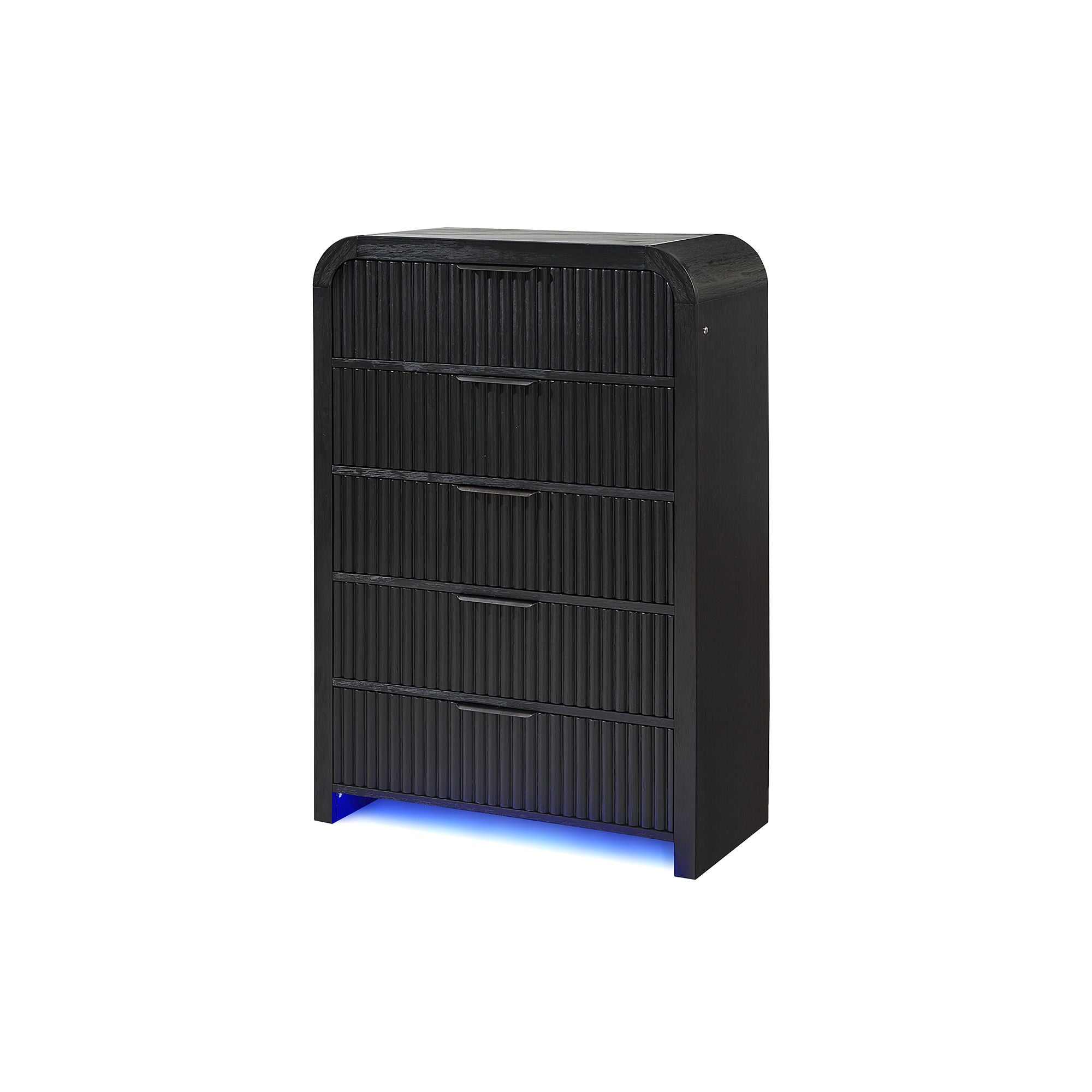 Beverly - Chest, LED Lighting - White / Black