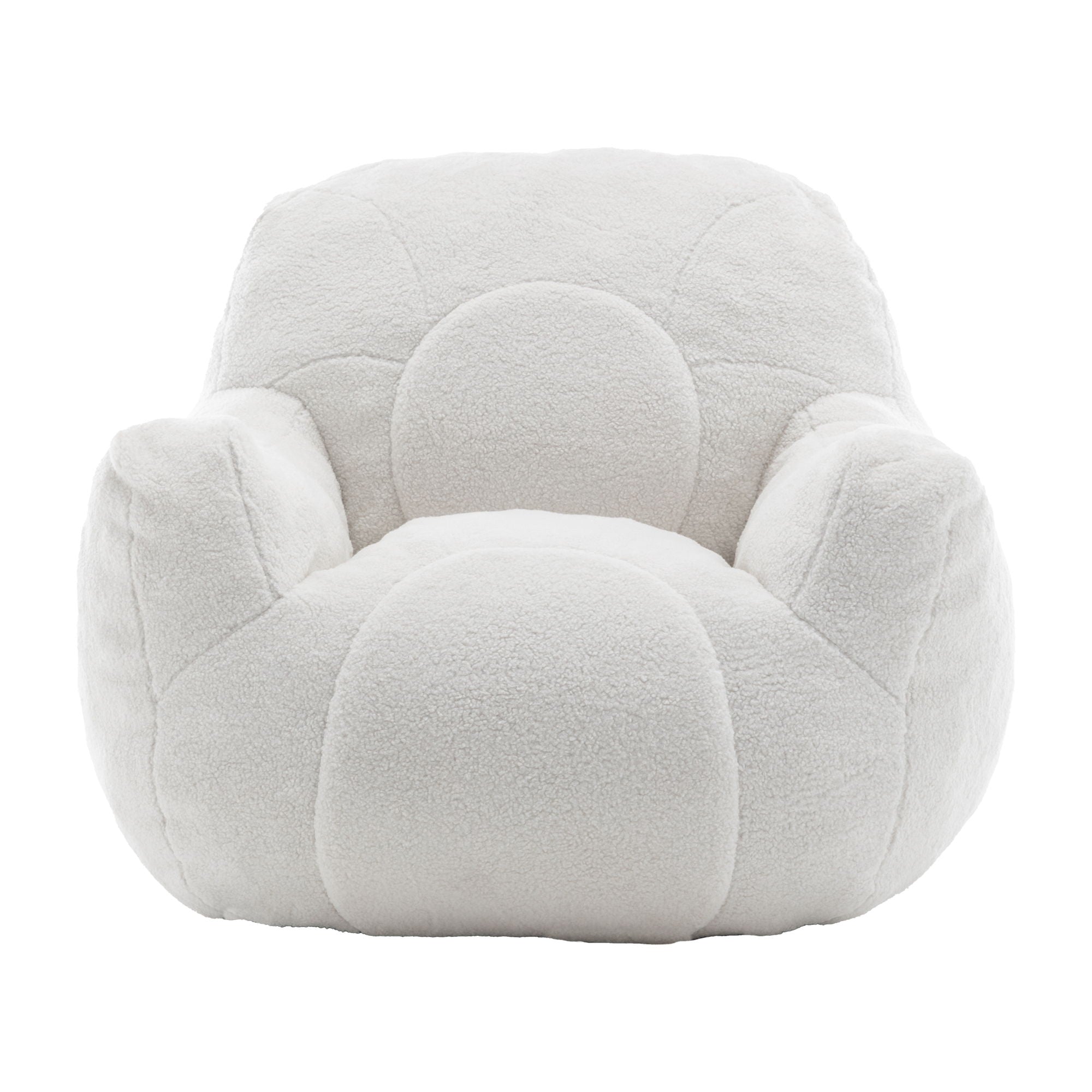 Comfy Bean Bag Chair With Filler, Fluffy And Cozy Seating