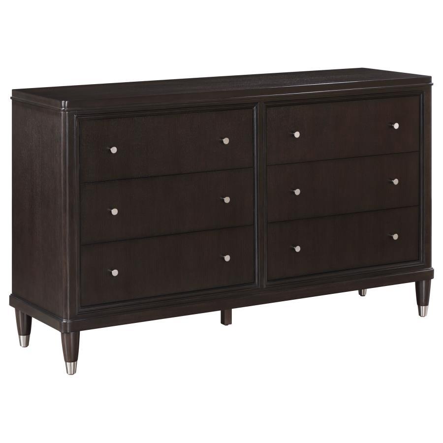 Coaster Fine Furniture Emberlyn - 6-Drawer Dresser - Brown | Meri Furniture
