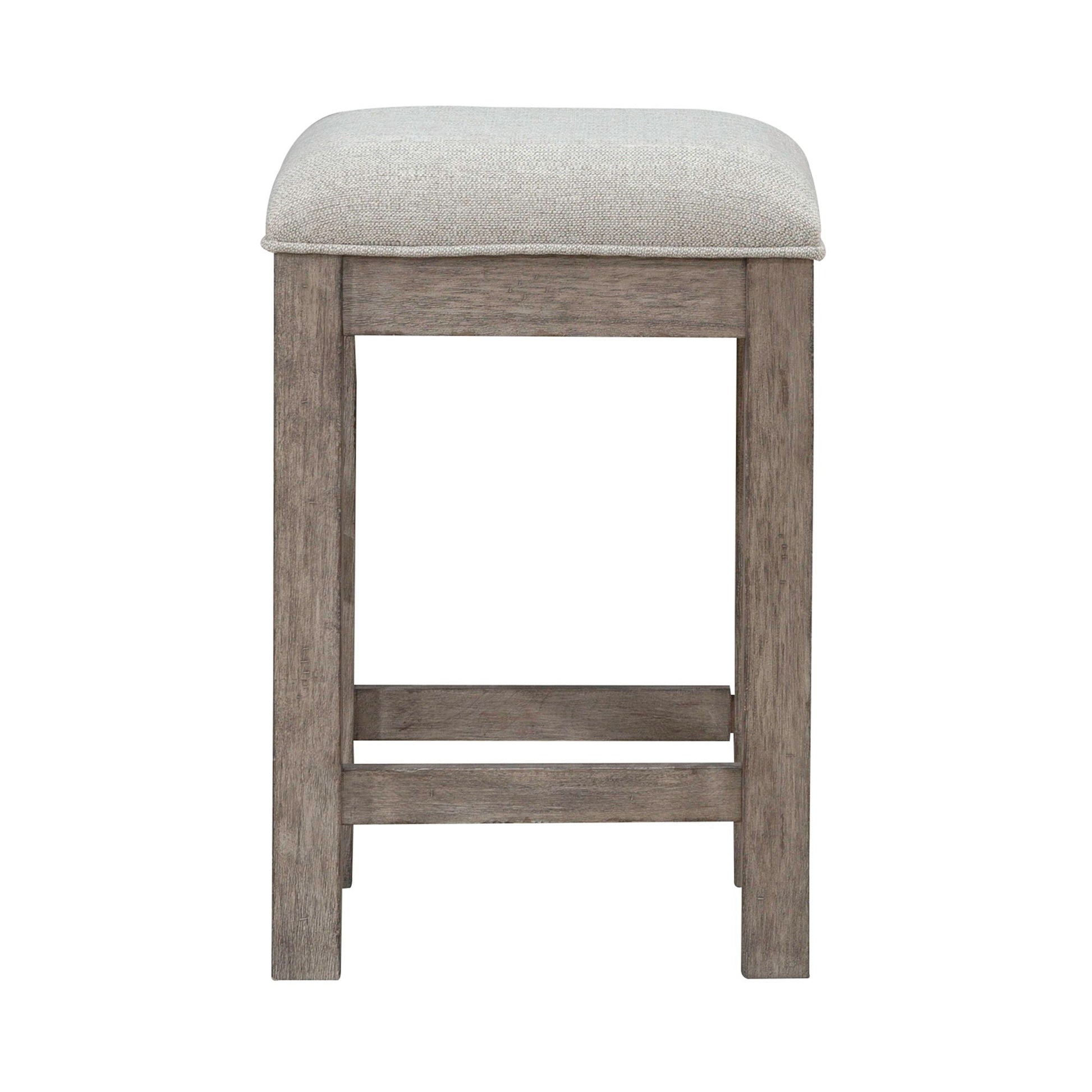 Liberty Furniture Skyview Lodge - Upholstered Console Stool - Light Brown | Meri Furniture