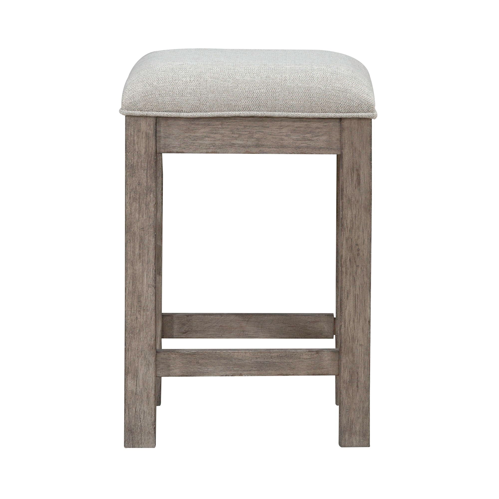 Liberty Furniture Skyview Lodge - Upholstered Console Stool - Light Brown | Meri Furniture