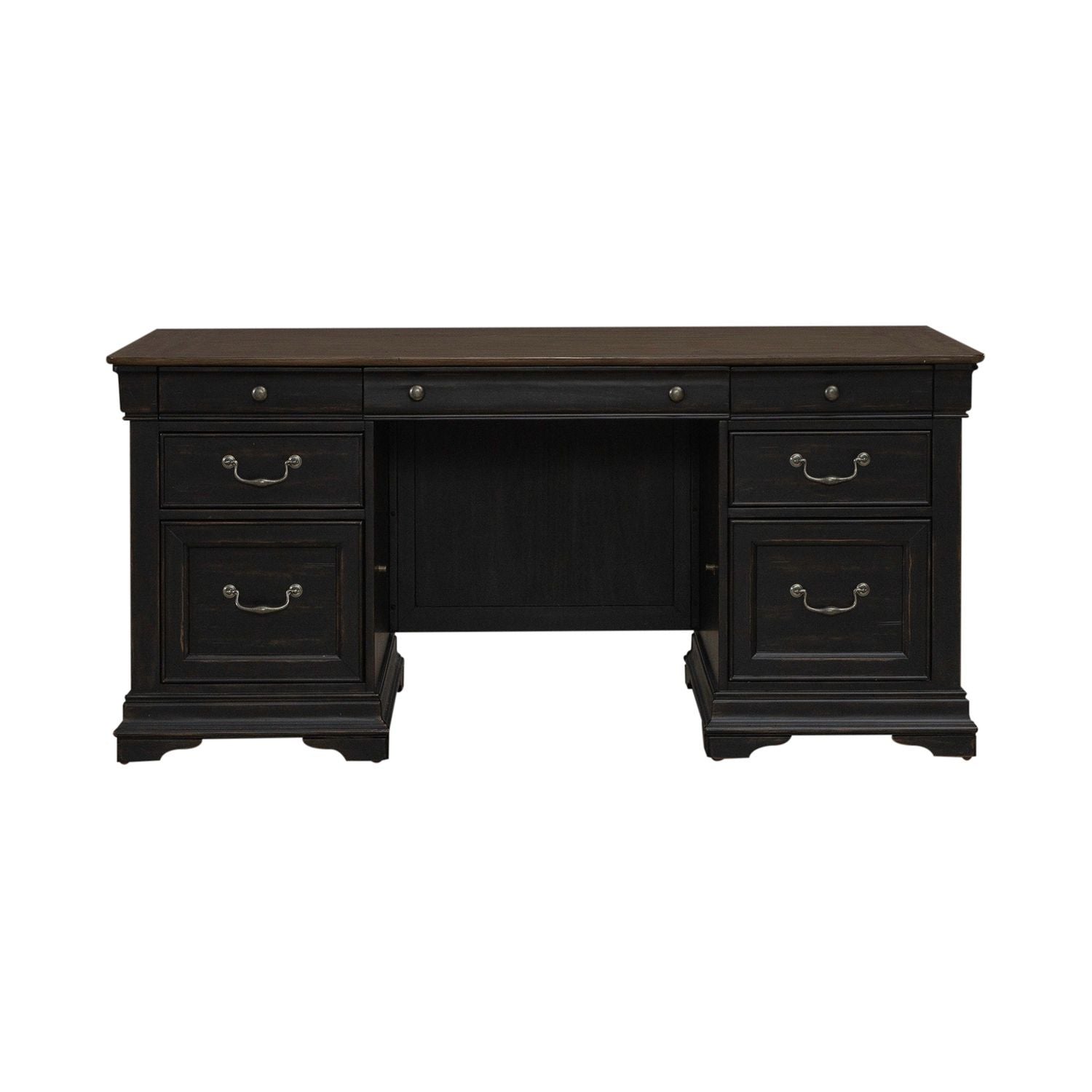 Meritage - Jr Executive Desk - Black