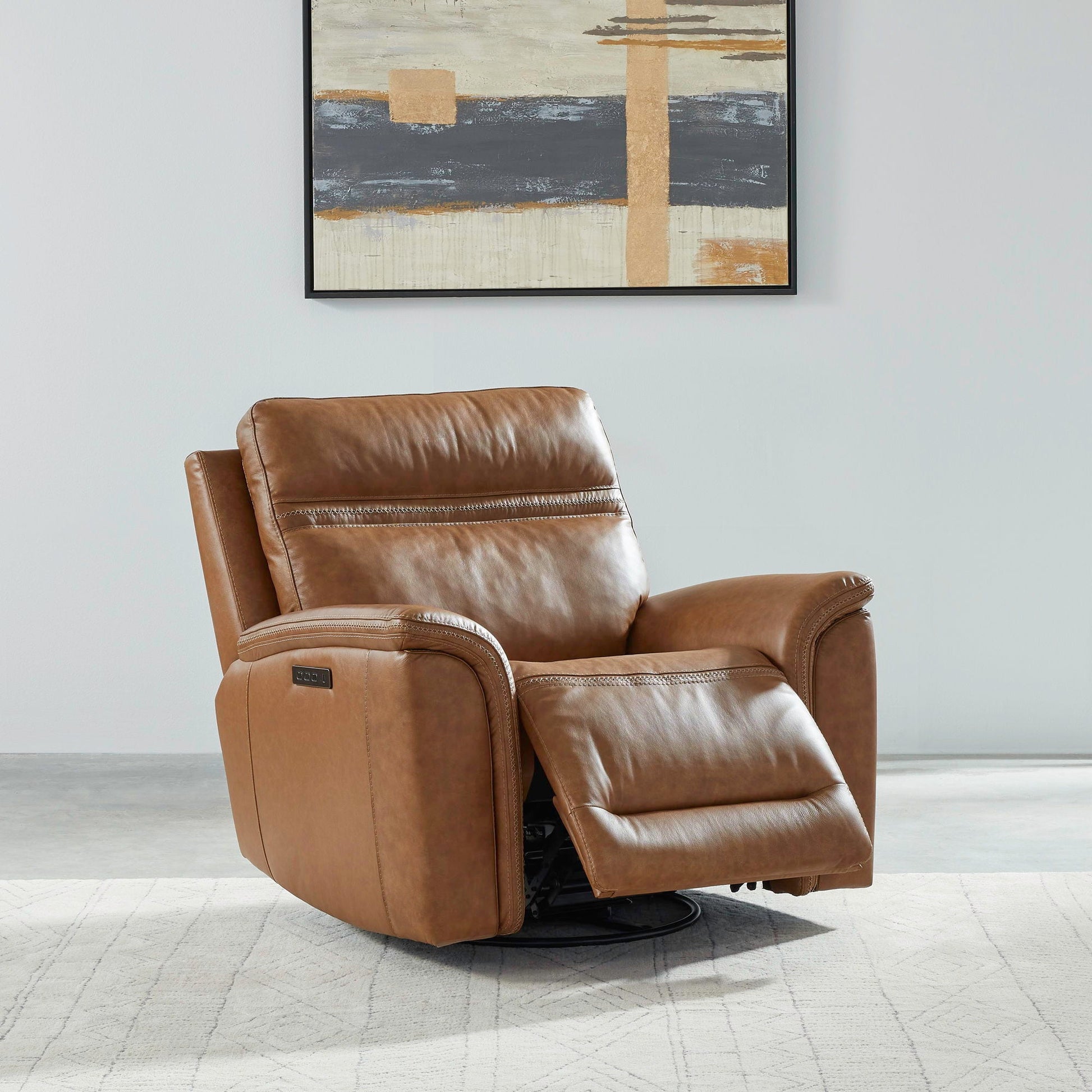 Liberty Furniture Cooper - Swivel Glider Recliner P3 | Meri Furniture