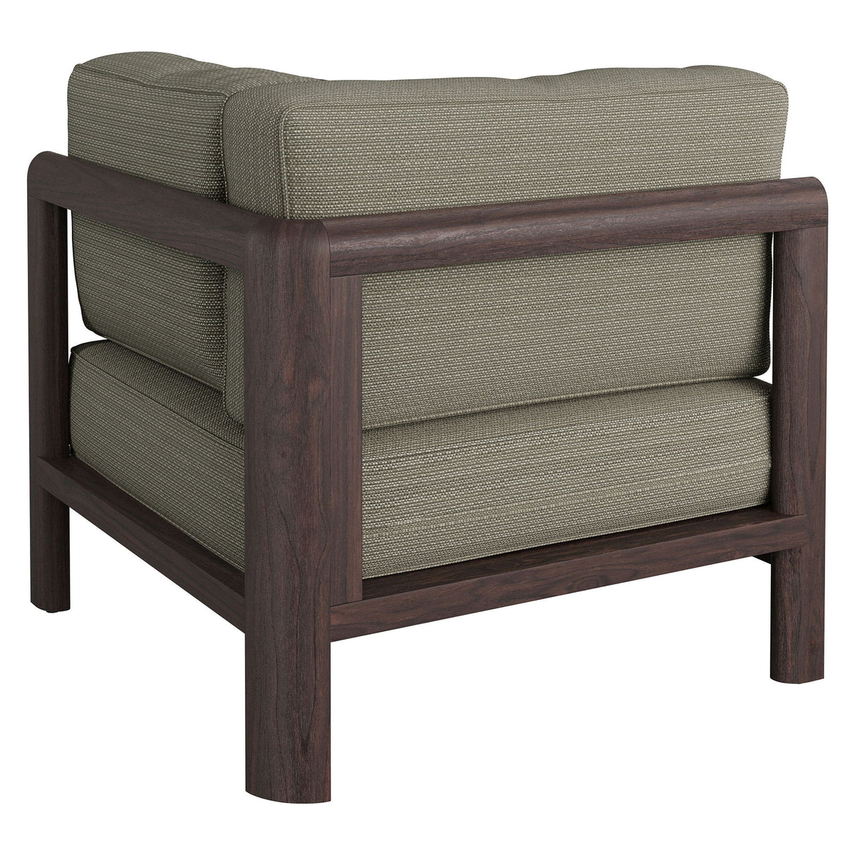 Kona Outdoor Patio Teak Wood Corner Modular Chair by Modway