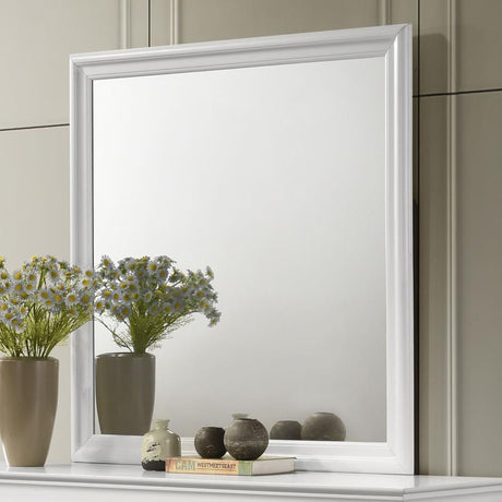 Louis - Philippe Dresser Mirror - White