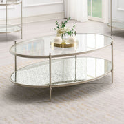 ACME Zaba - Coffee Table - Pearl Silver | Meri Furniture