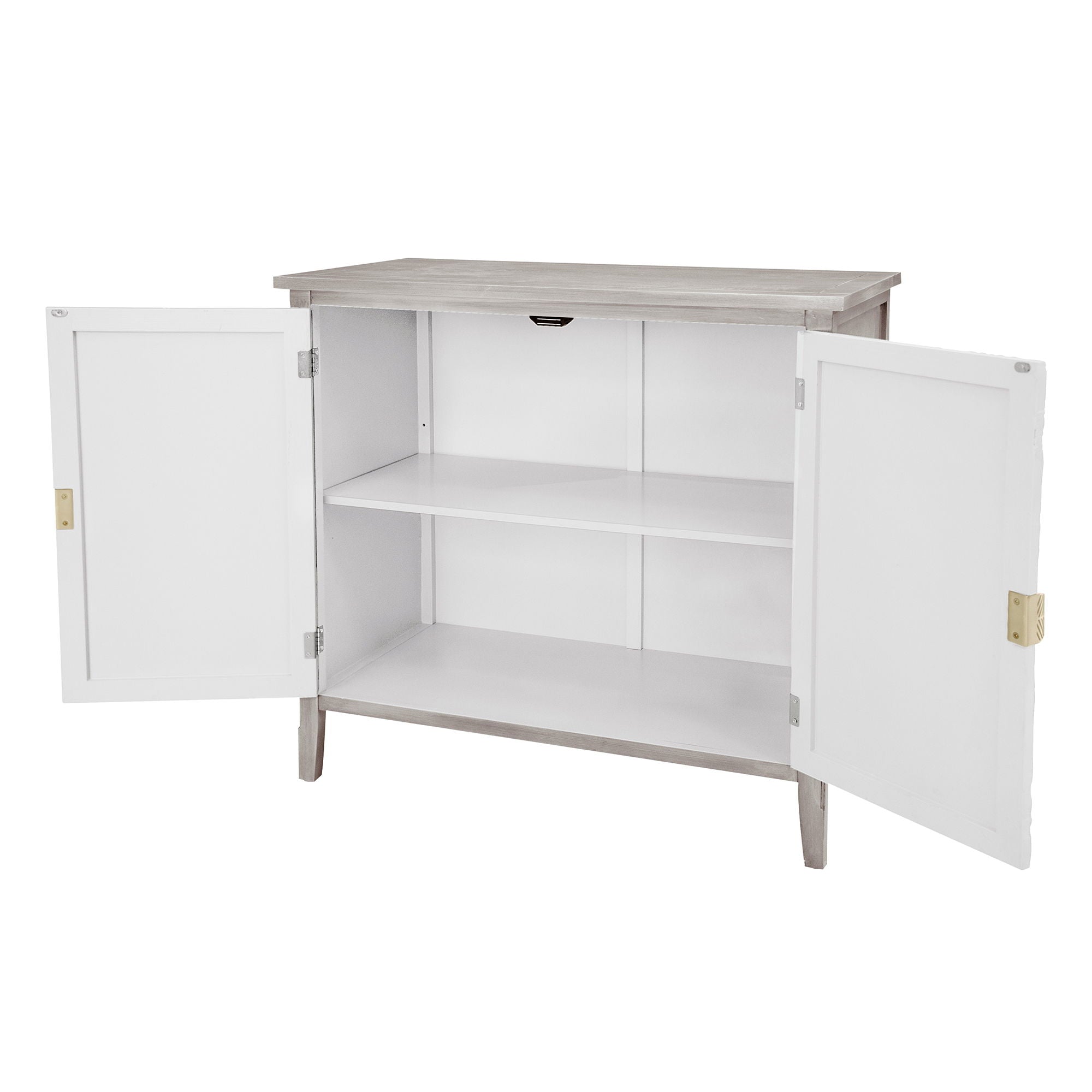 2 Door Cabinet, Suitable For Bedroom - Light Gray
