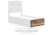 Chirason - Twin Panel Footboard - Brown