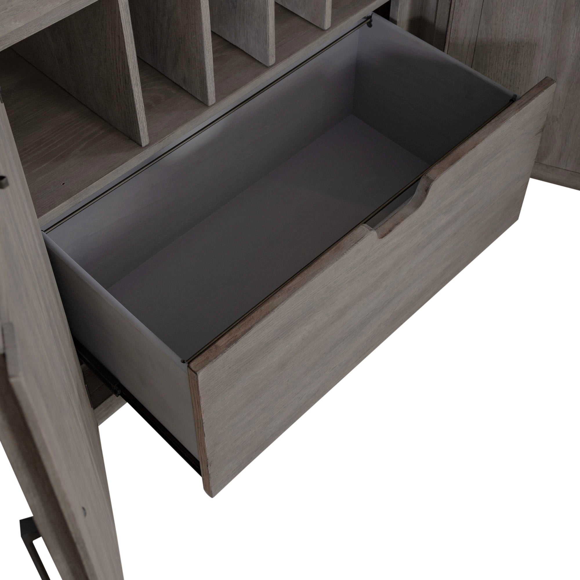 Liberty Furniture Winslow - Accent Buffet - Smokey Ash | Meri Furniture