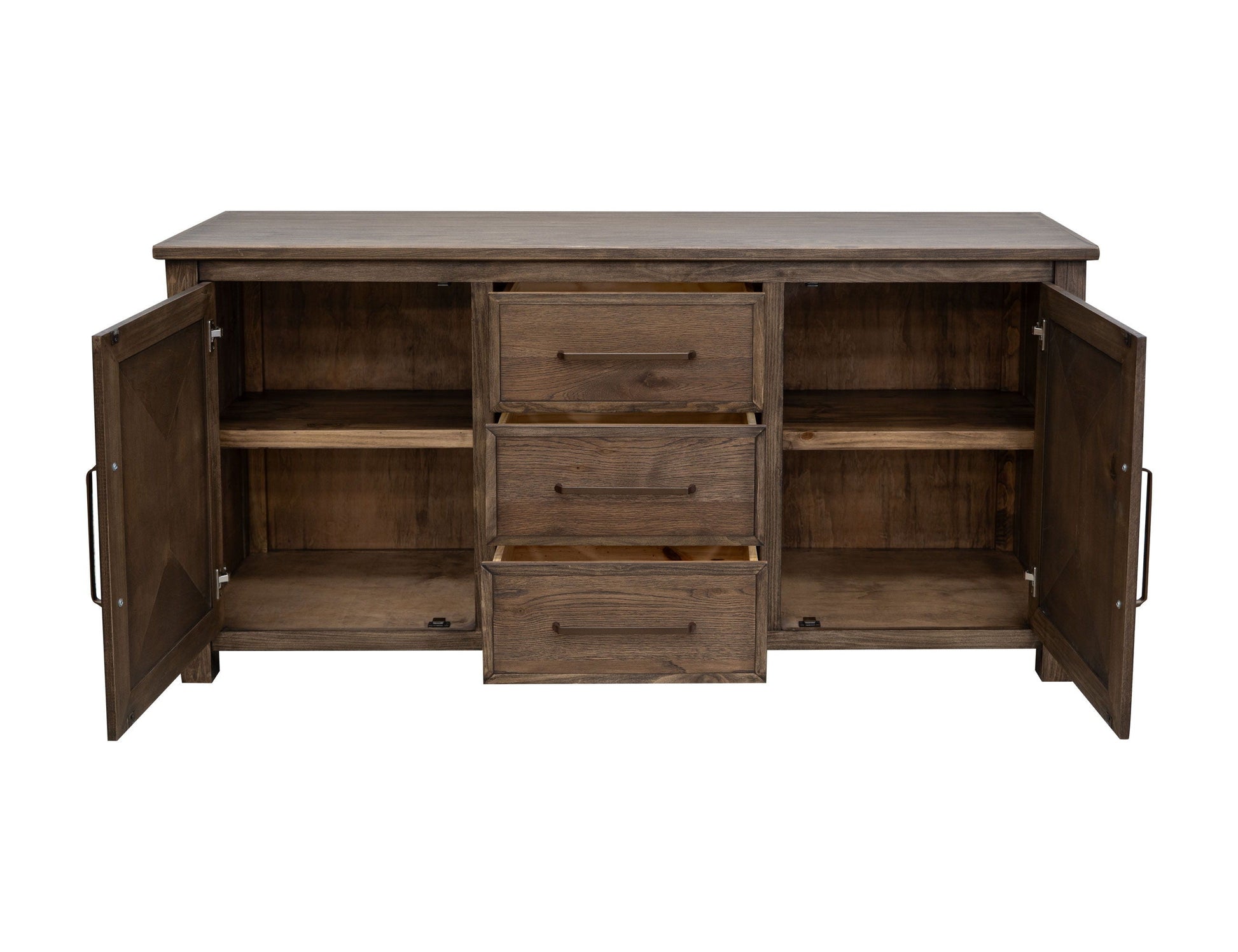 International Furniture Direct Novus Lodge - Buffet - Walnut Brown | Meri Furniture
