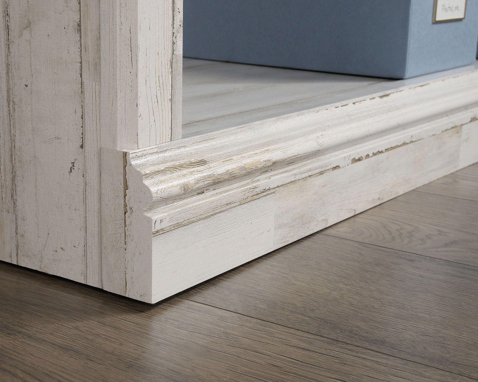 5-Shelf Bookcase in White Plank
