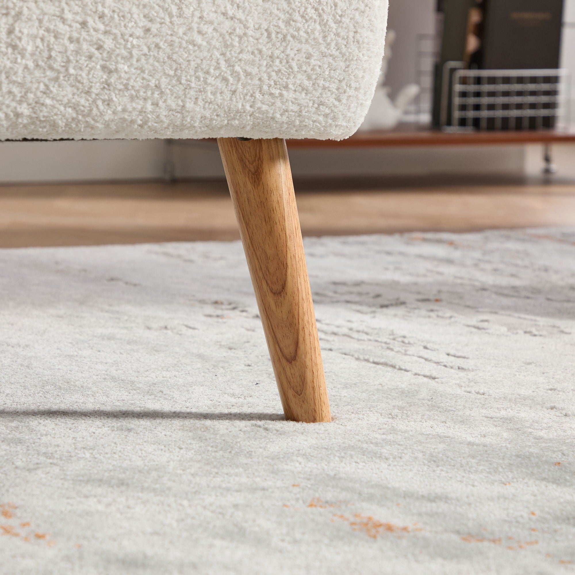 Upholstered Armless Accent Chair