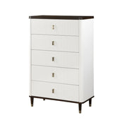 ACME Carena - Chest - White & Brown | Meri Furniture