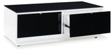 Signature Design by Ashley® Gardoni - White / Black - Rectangular Cocktail Table | Meri Furniture