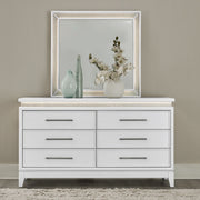 Reflections - Dresser & Mirror - White