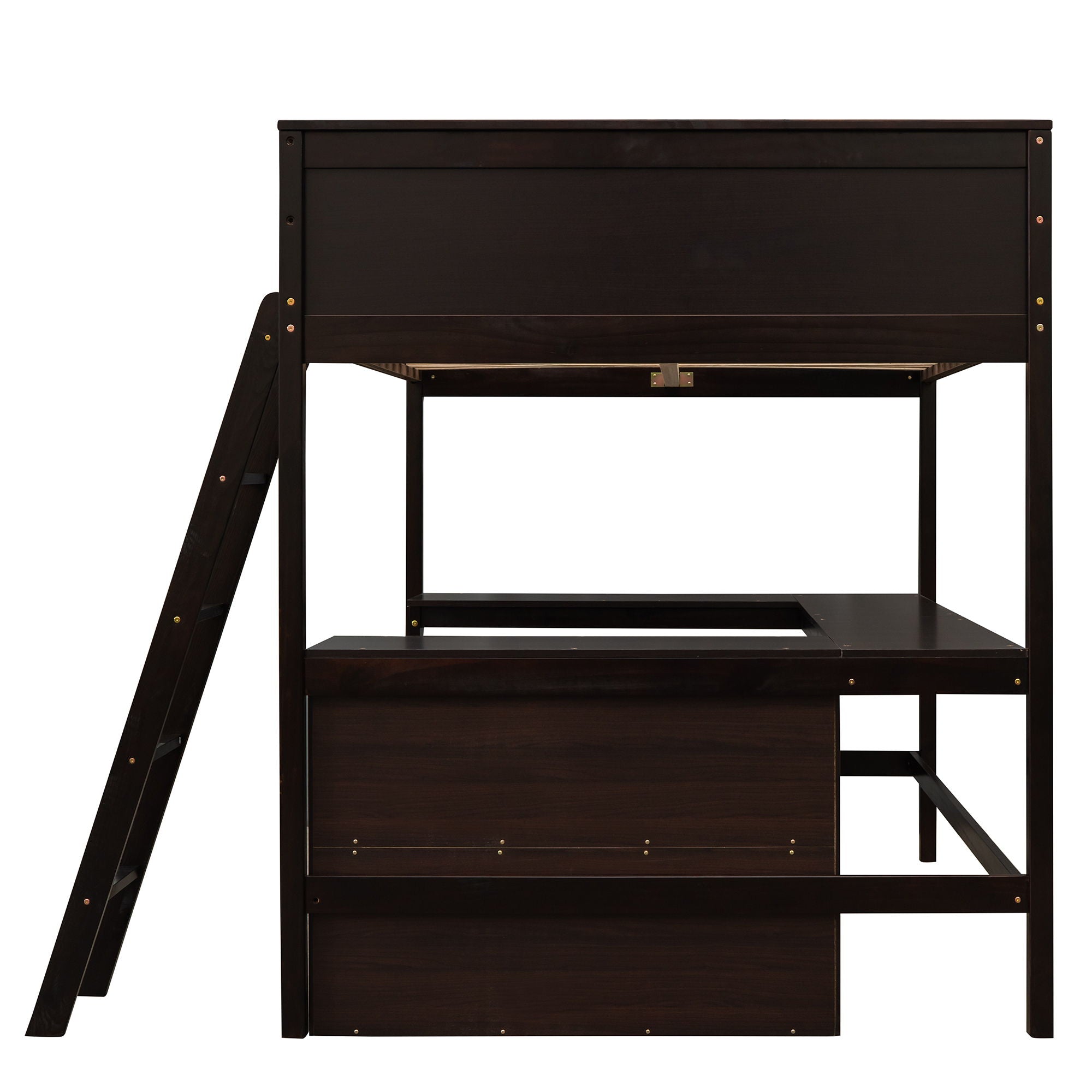 Loft Bed With Shelves With Desk