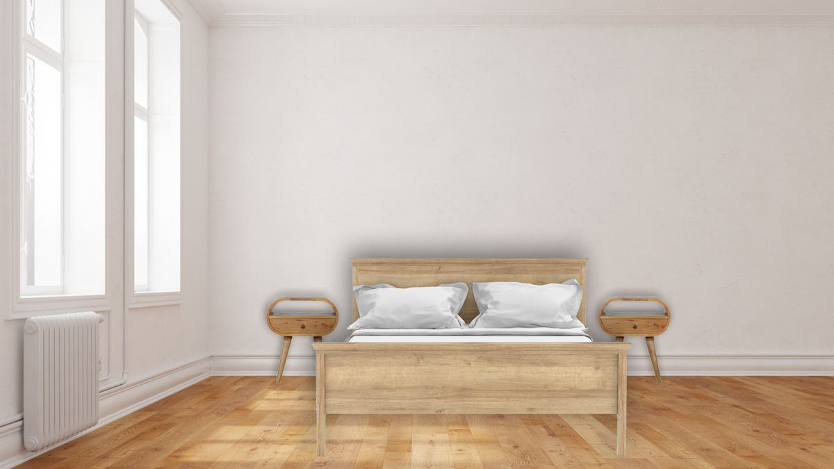 Circular Open Bedside Nightstand