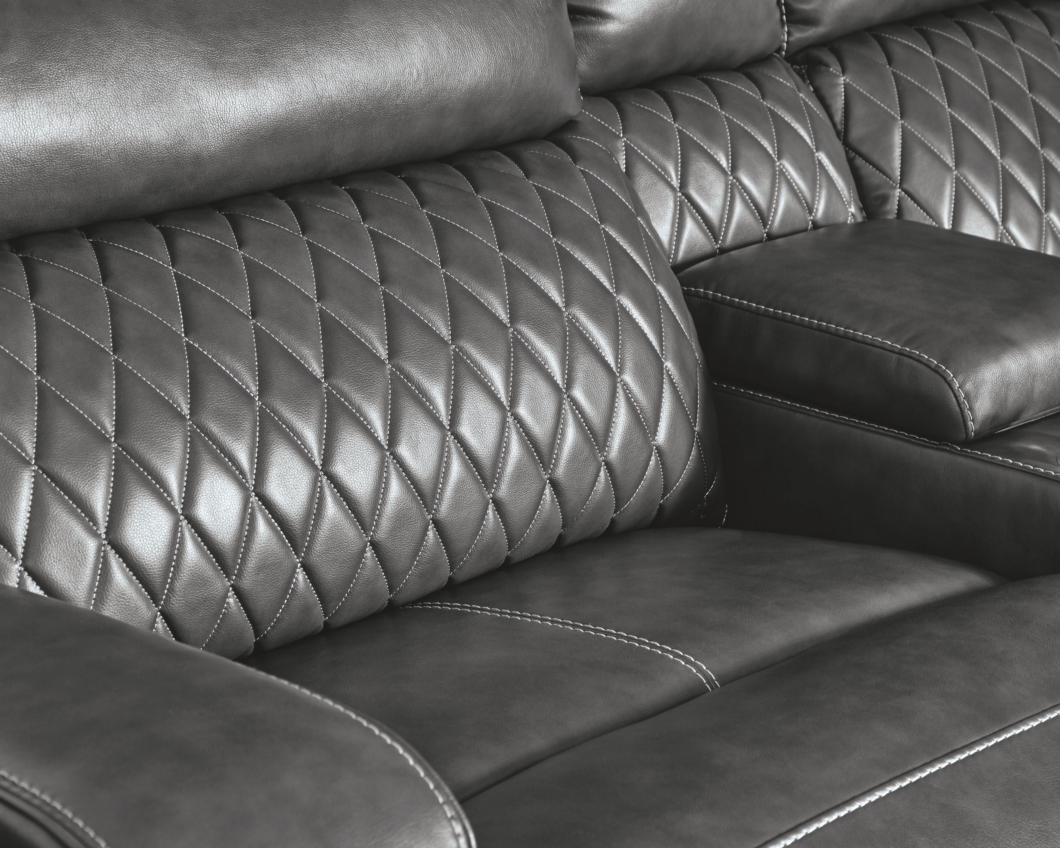 Signature Design by Ashley® Samperstone - Power Reclining Sectional | Meri Furniture
