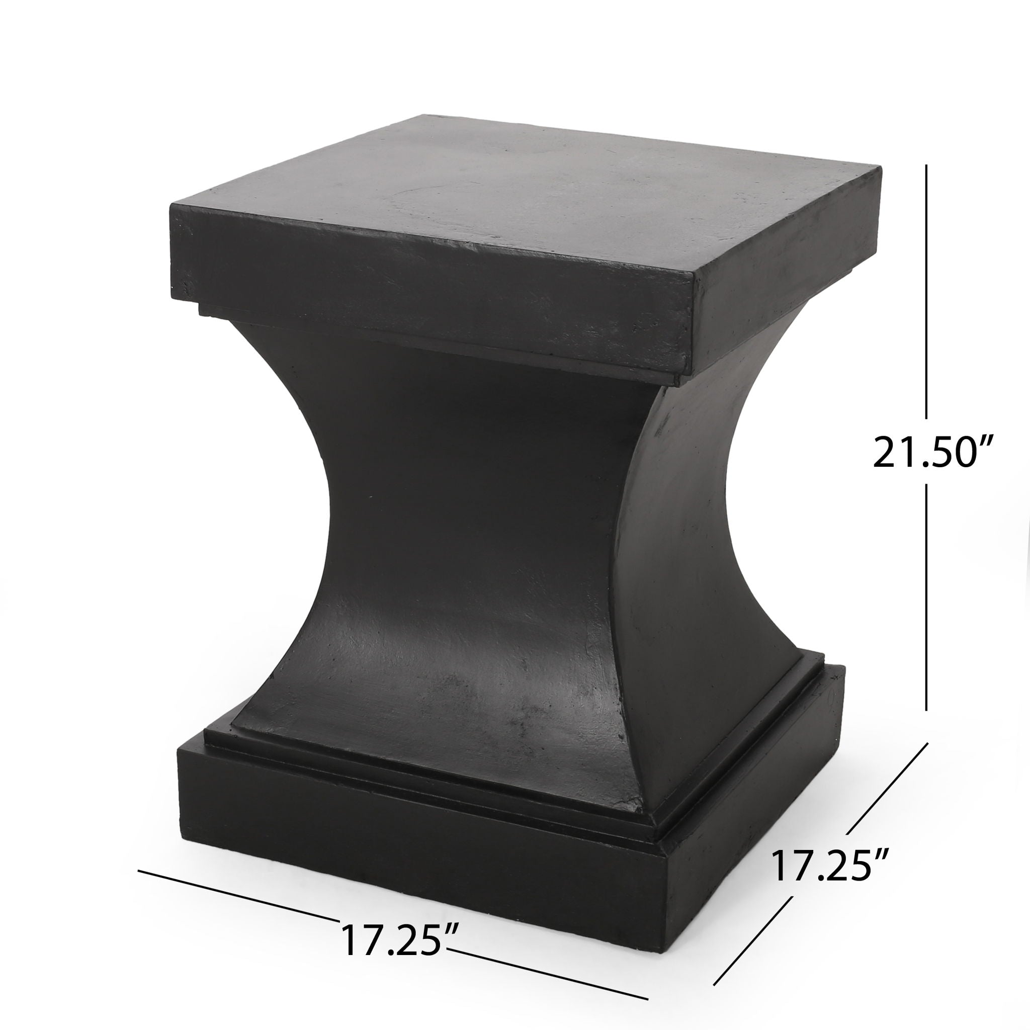 Athena - Modern Side Table With Pedestal Design