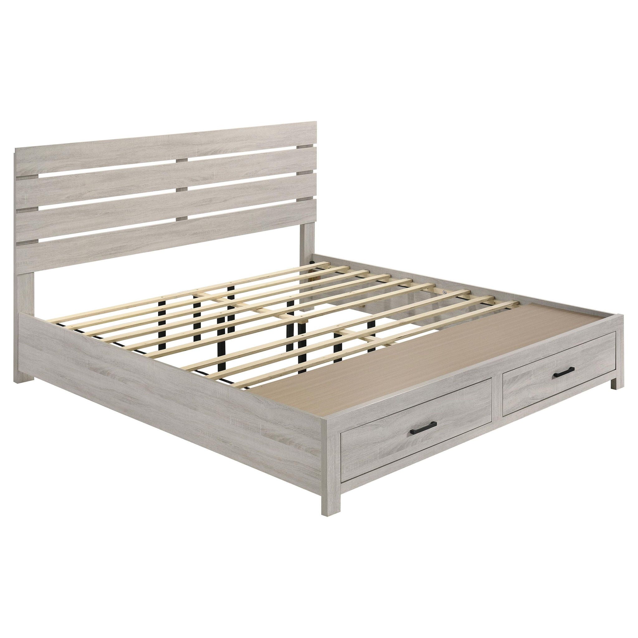 Brantford 4-piece Eastern King Bedroom Set Coastal White