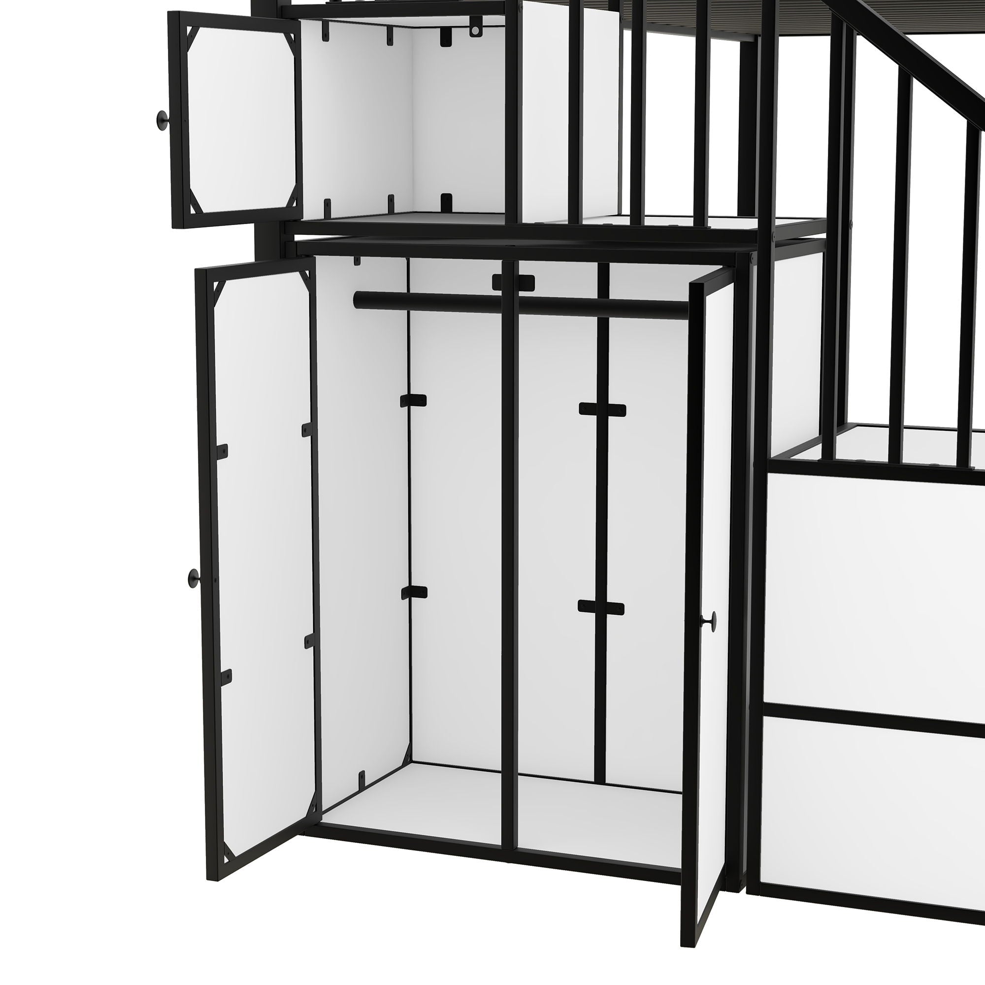 Castle Shaped Bunk Bed With Wardrobe And Storage