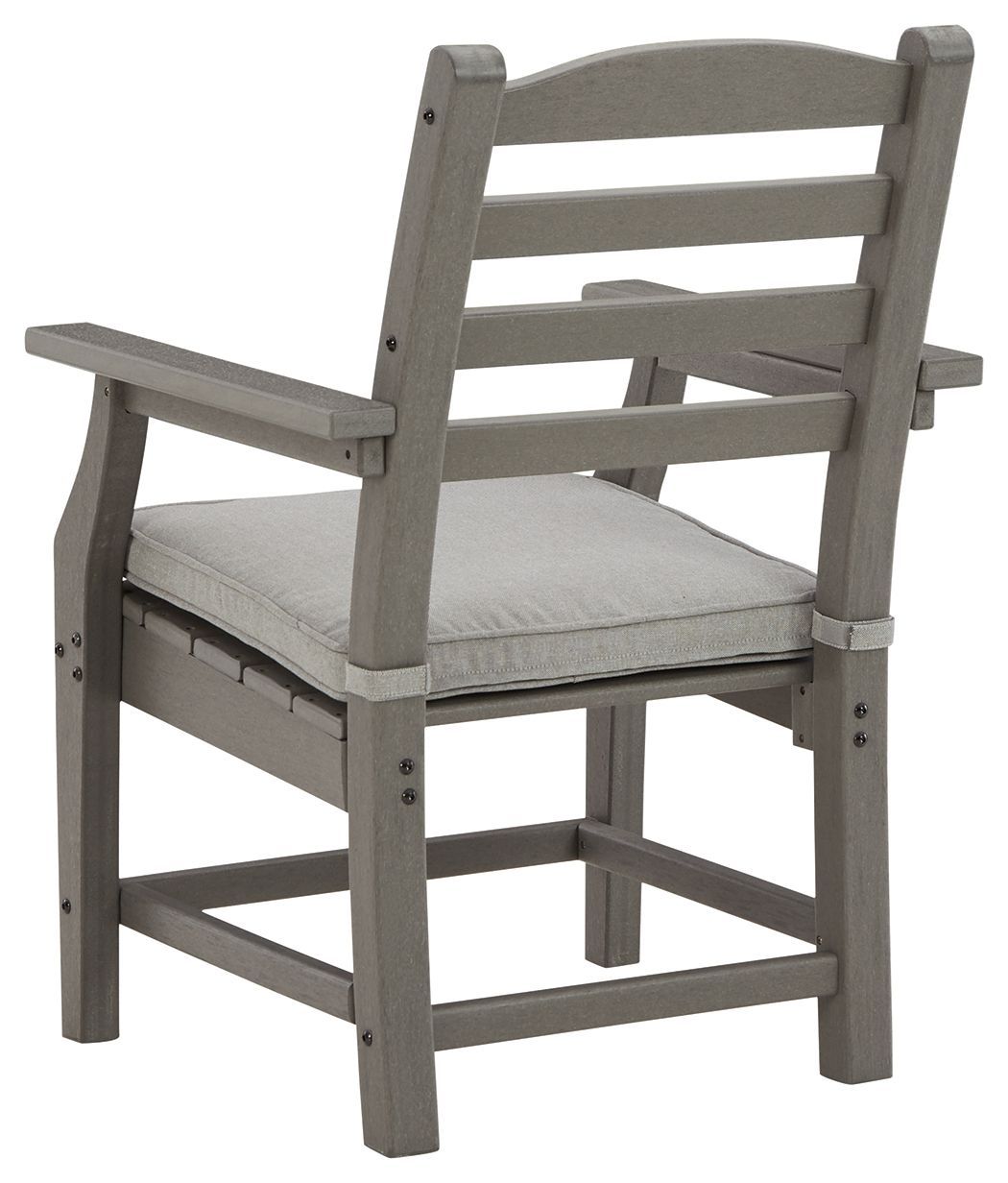 Visola - Arm Chair With Cushion (Set of 2) - Gray