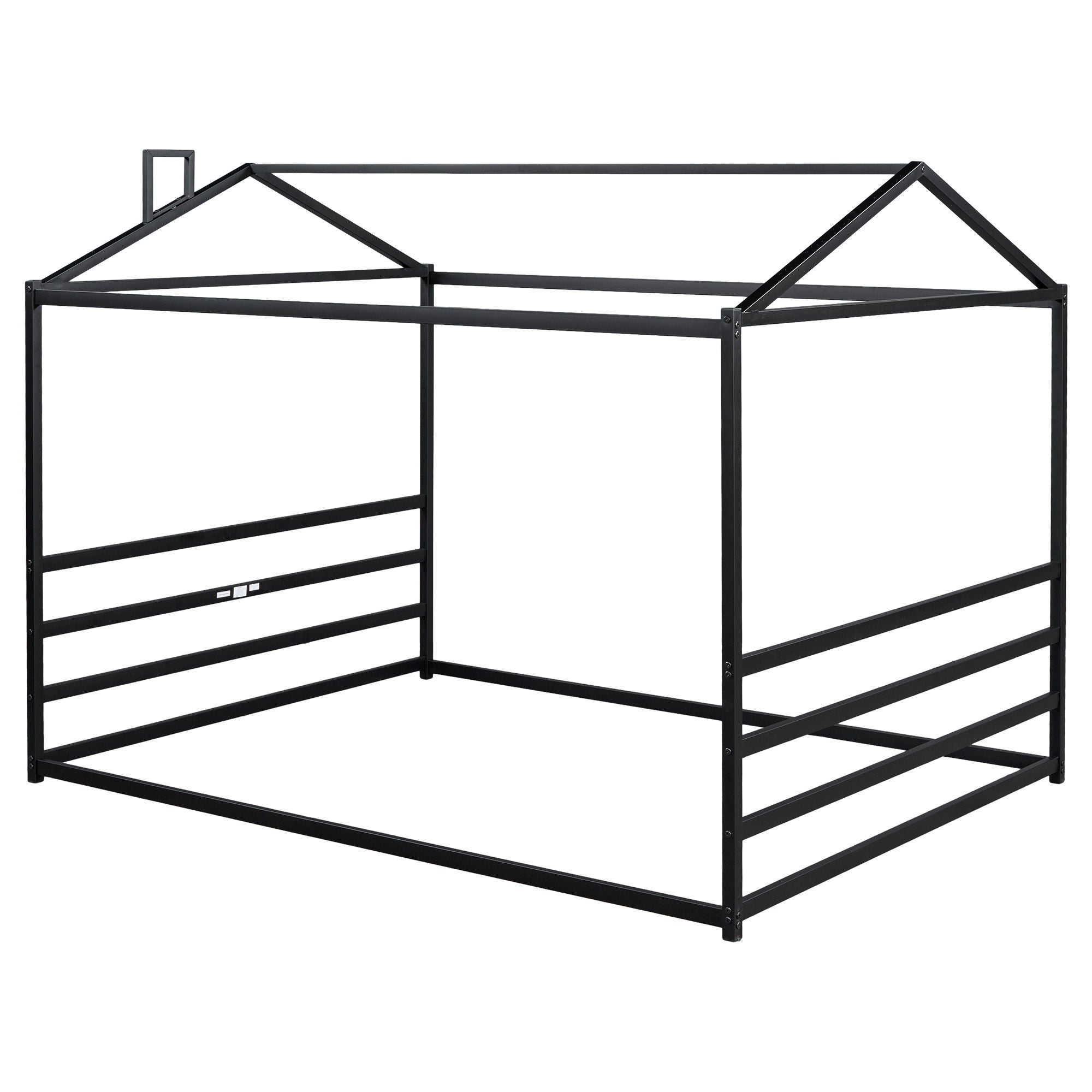 Metal House Shape Platform Bed