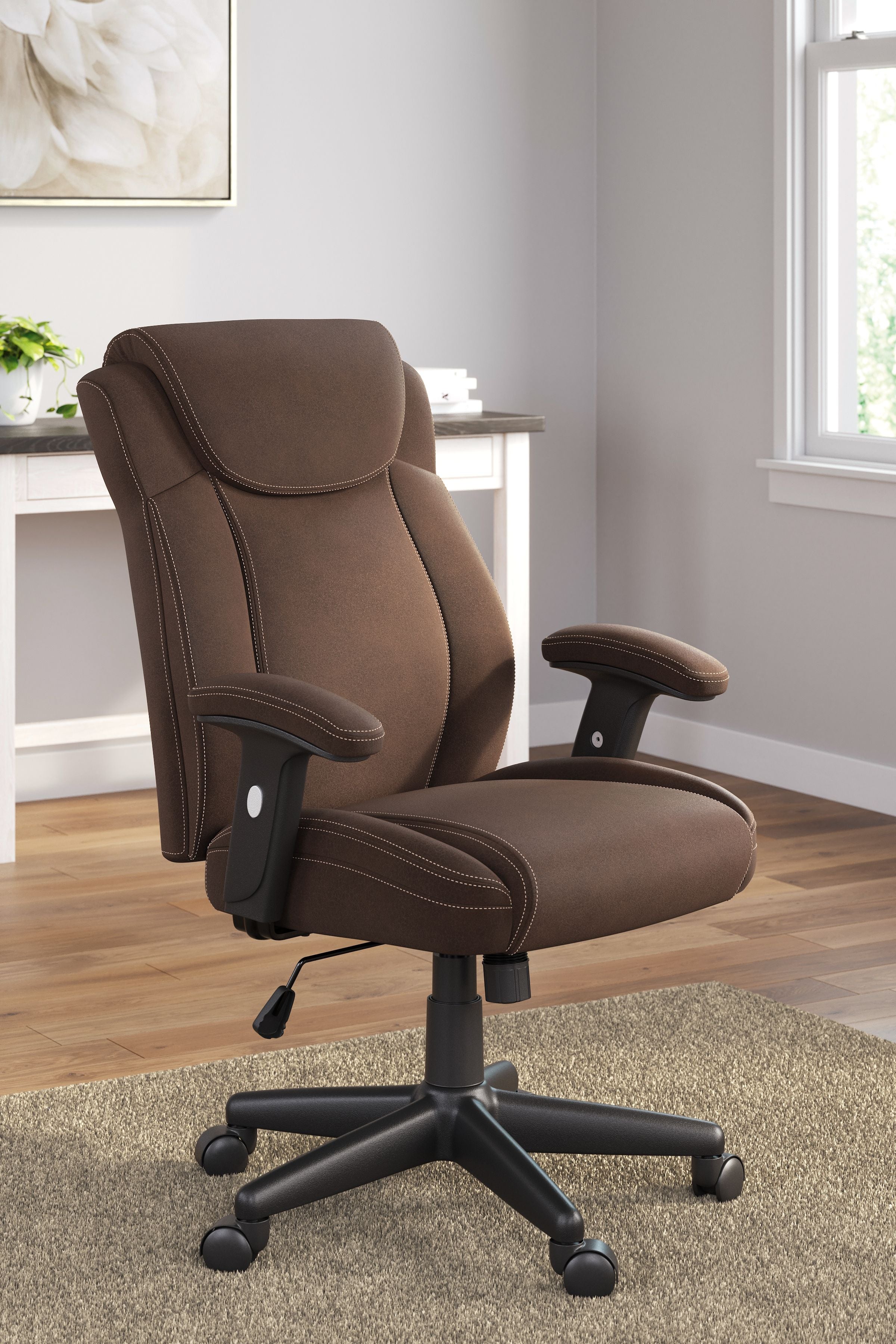 Signature Design by Ashley® Corbindale - Swivel Desk Chair | Meri Furniture