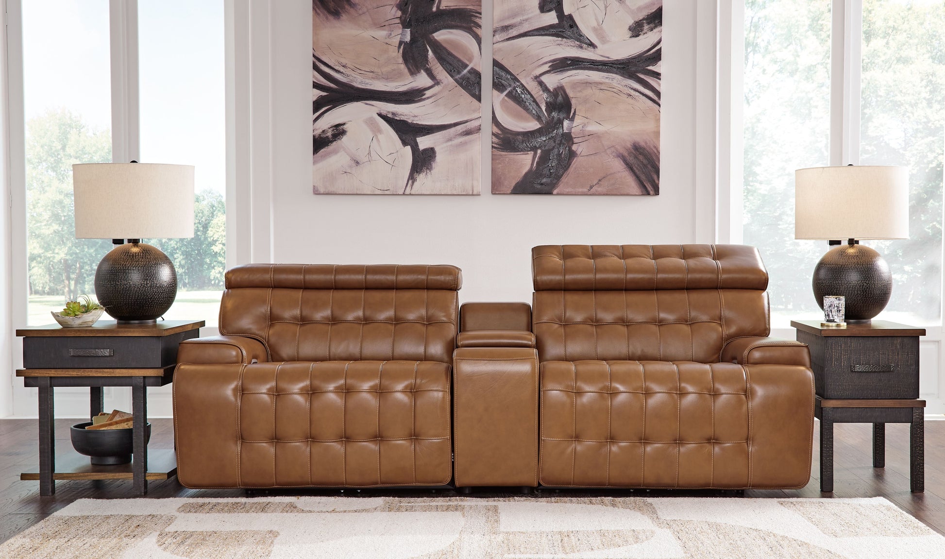 Signature Design by Ashley® Temmpton - Power Reclining Sectional | Meri Furniture