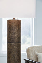 Jebson - Dark Bronze Finish - Metal Floor Lamp