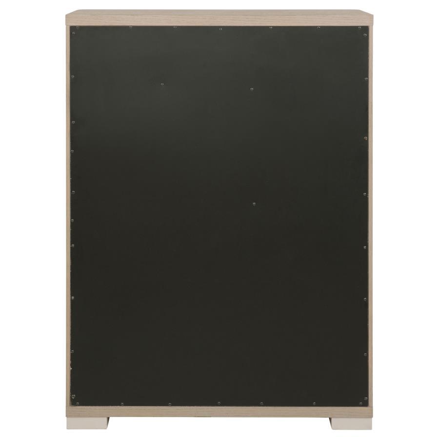 Ladera - 5-Drawer Bedroom Chest Of Drawers - Light Elm