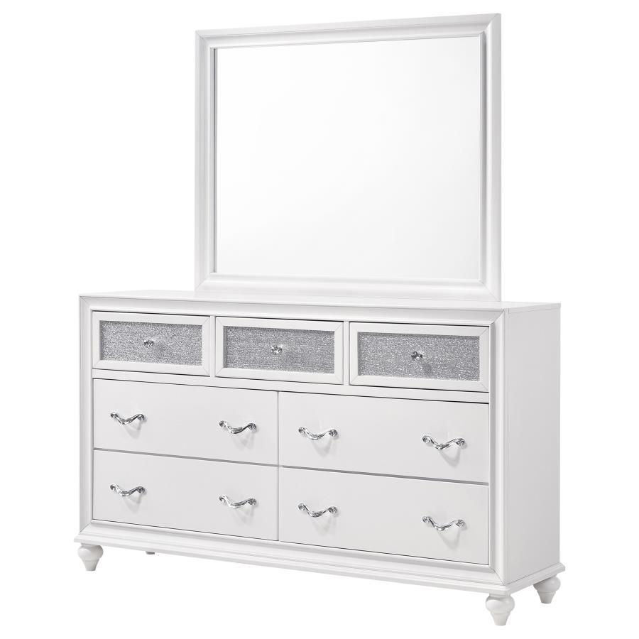 Coaster Fine Furniture Barzini - 7-drawer Dresser With Mirror | Meri Furniture