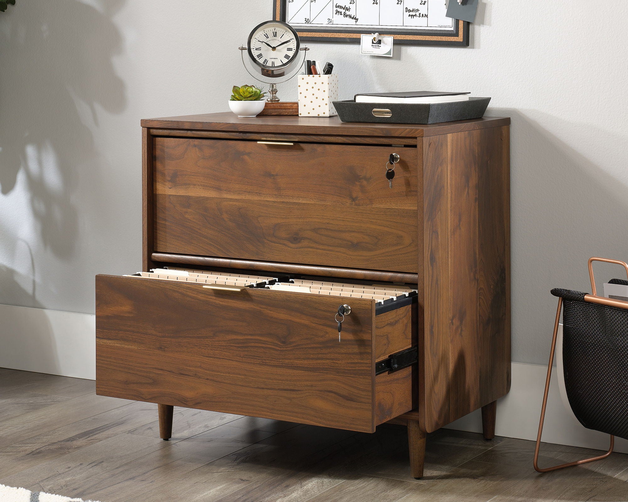 Clifford Place Lateral File Grand Walnut