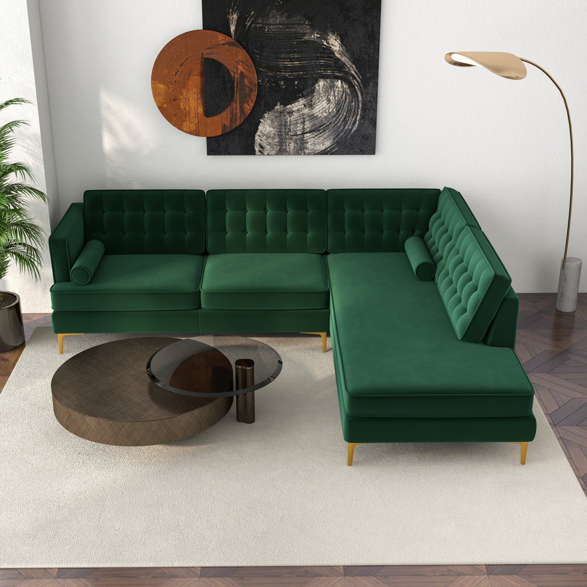 Christian - Mid-Century Modern Design Sectional Sofa
