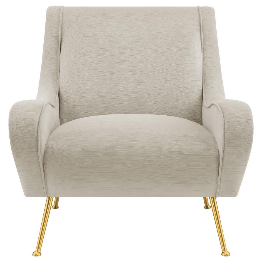 Coaster Fine Furniture Ricci - Upholstered Saddle Arm Accent Chair | Meri Furniture