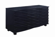 Coaster Fine Furniture Stanton - 3-Drawer Sideboard Buffet Storage Cabinet - Black | Meri Furniture