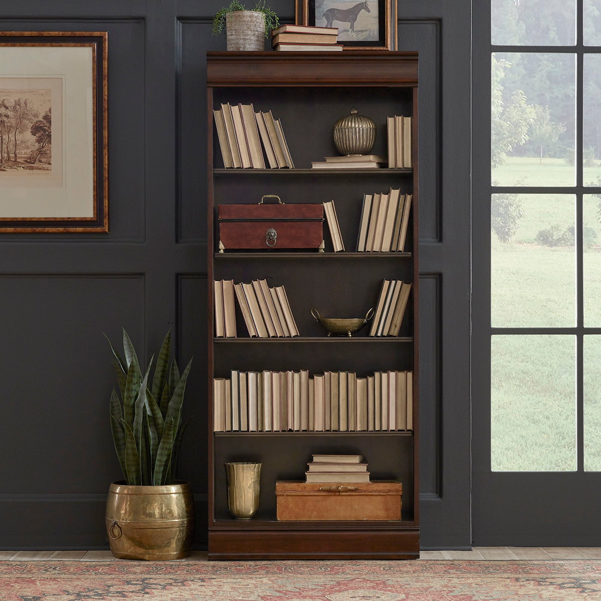 Liberty Furniture Brayton Manor - Jr Executive Bookcase (RTA) | Meri Furniture
