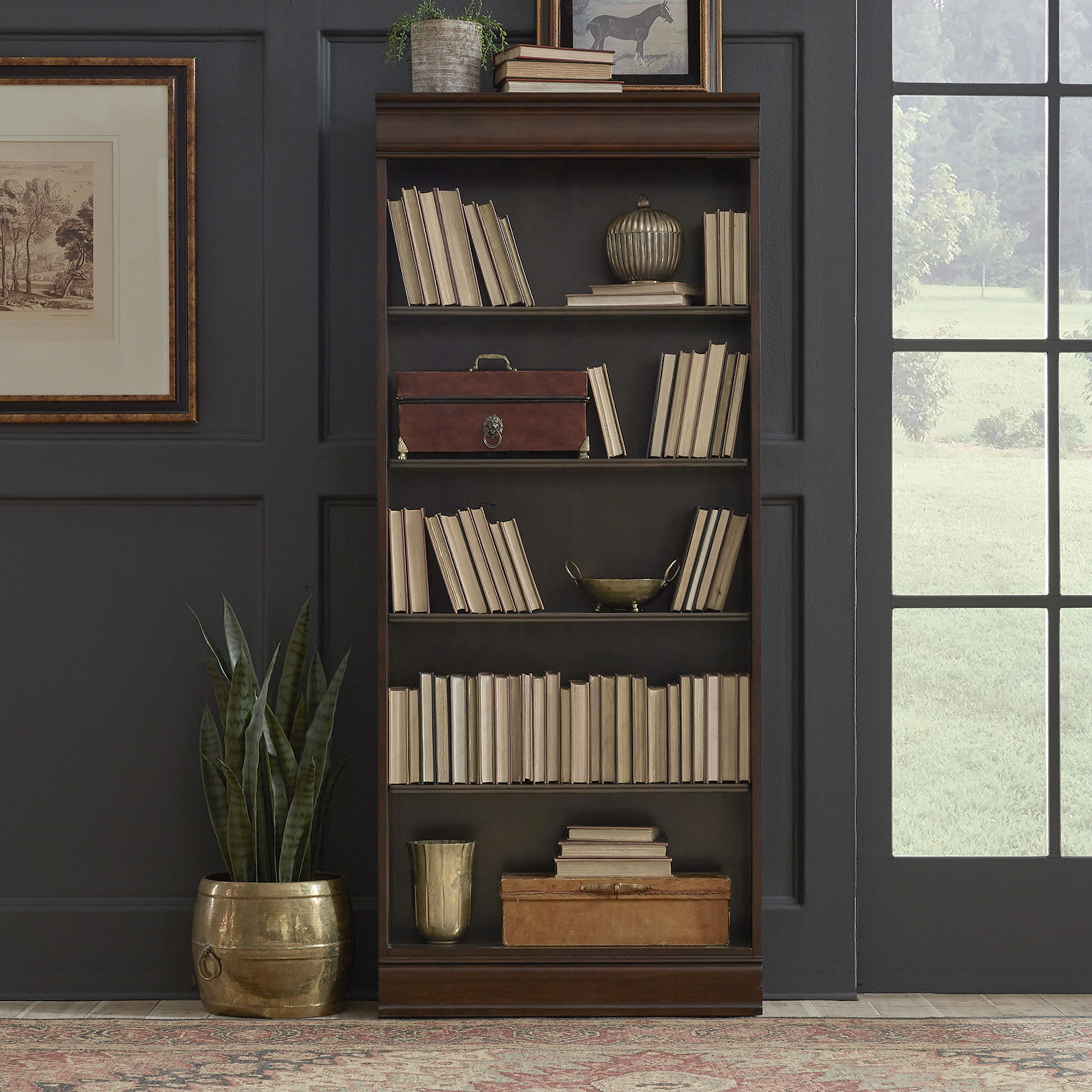 Liberty Furniture Brayton Manor - Jr Executive Bookcase (RTA) | Meri Furniture