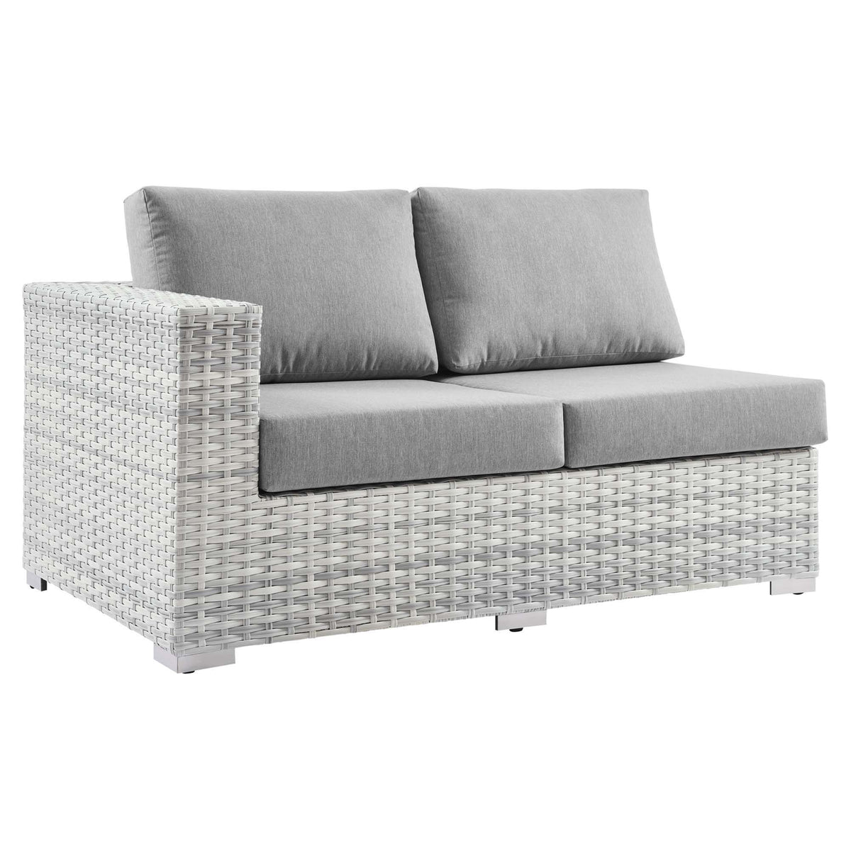 Convene Outdoor Patio Left-Arm Loveseat by Modway