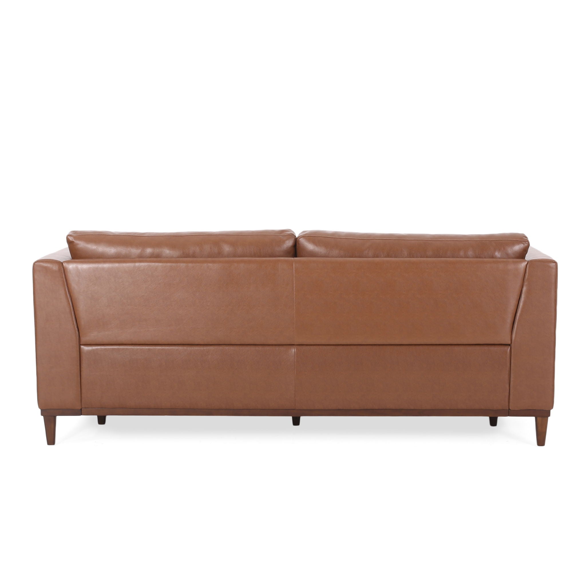 Contemporary 3 Seater Sofa Upholstery - Light Brown