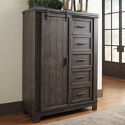 Liberty Furniture Thornwood Hills - Sliding Door Chest - Dark Brown | Meri Furniture