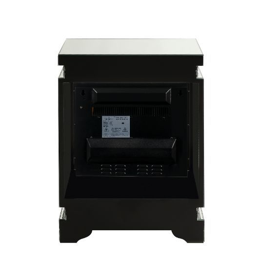 ACME Lotus - Fireplace - Mirrored & Faux Diamonds | Meri Furniture