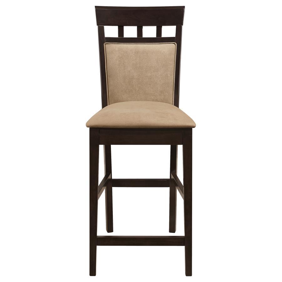 Coaster Fine Furniture Gabriel - Closed Back Counter Chair (Set of 2) - Cappuccino | Meri Furniture