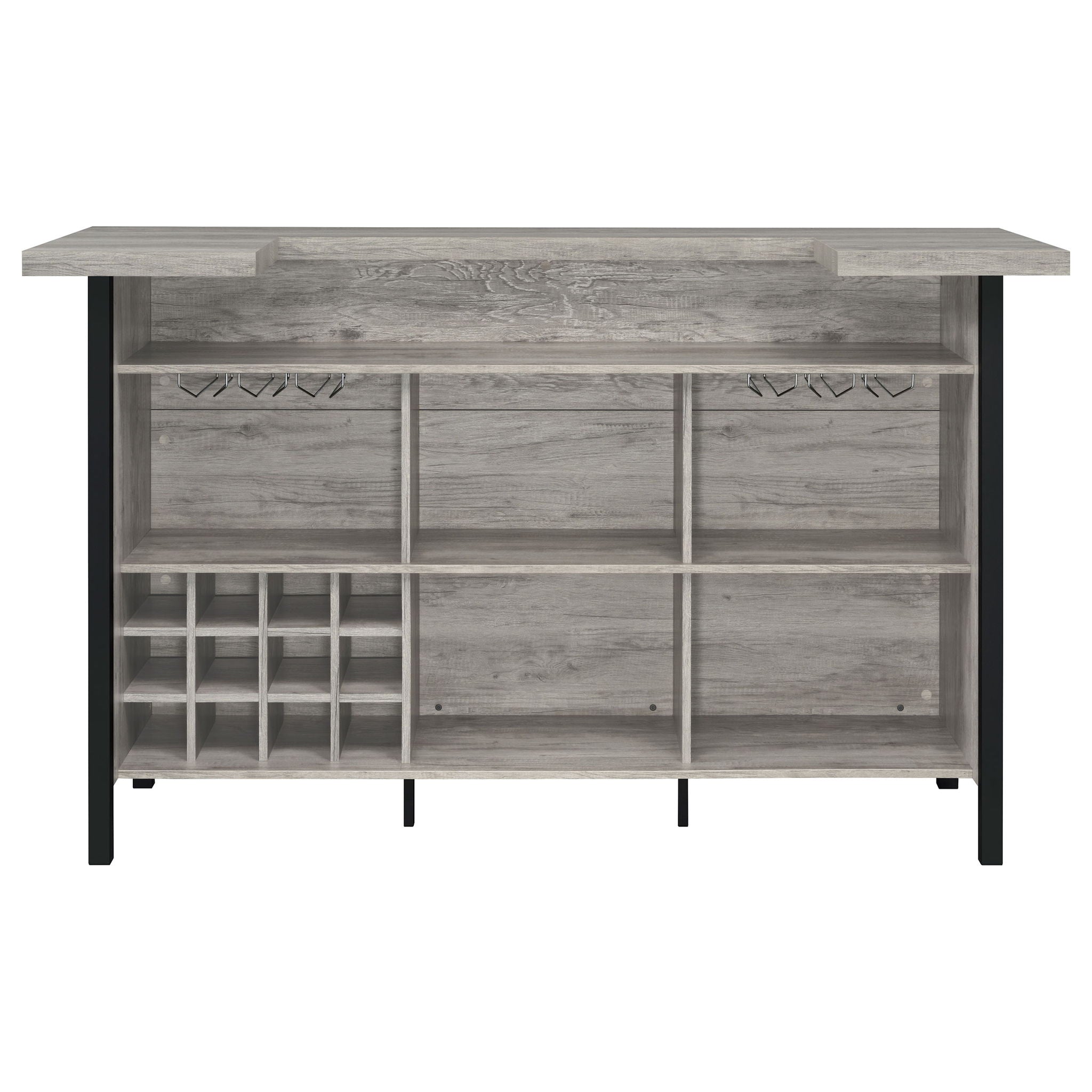 Menimen - Freestanding Bar Unit - Gray